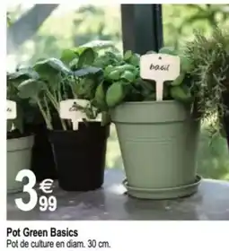 TridĂŽme Pot Green Basics 30 cm offre