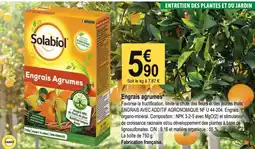 Tridôme SOLABIOL Engrais Agrumes offre