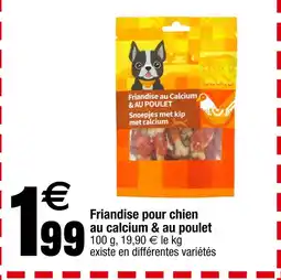Carrefour Friandise pour chien au calcium & au poulet offre