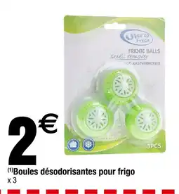 Carrefour Ultra Fresh (1)Boules désodorisantes pour frigo offre