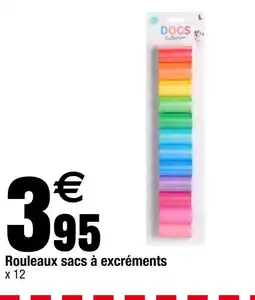Carrefour DOGS Collection Rouleaux sacs à excréments offre