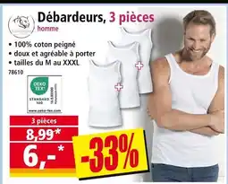 Norma Débardeurs 3 pièces homme offre