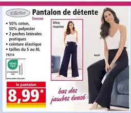 Norma ELLENOR Pantalon de détente femme offre