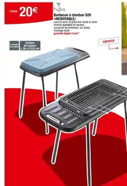 Carrefour hyba Barbecue à charbon S20 INCROYABLE offre