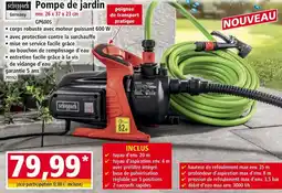 Norma Scheppach Germany Pompe de jardin offre