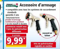 Norma Powertec Garden Accessoire d'arrosage offre