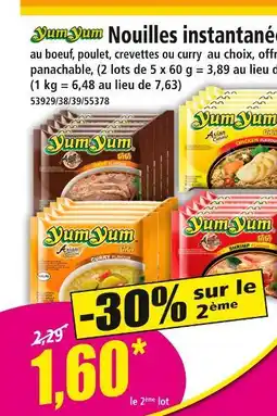 Norma YUMYUM Nouilles instantanées offre