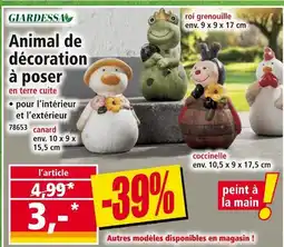 Norma GIARDESSA Animal de décoration à poser offre