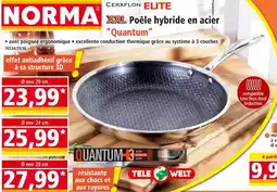 Norma QUANTUM Xxl poêle hybride en acier quantum offre