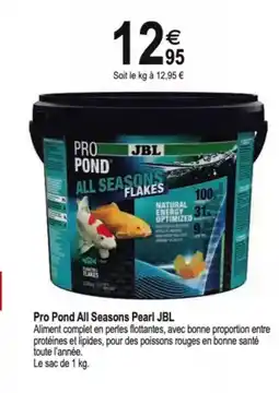 Tridôme JBL Pro Pond All Seasons Pearl offre