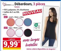 Norma JASMINELLA Débardeurs 3 pièces offre