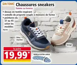 Norma GIN TONIC Chaussures sneakers femme ou homme offre