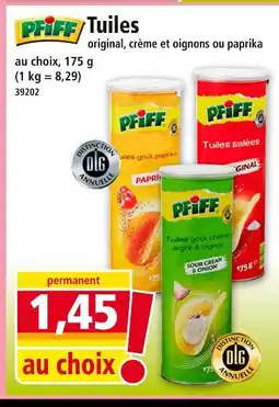 Norma PFIFF Tuiles offre