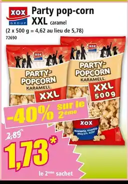 Norma XOX Party pop-corn xxl offre