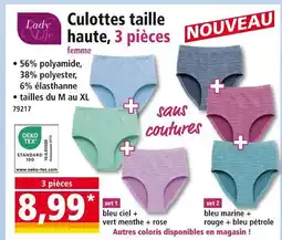 Norma Lady Life Culottes taille haute, 3 pièces offre