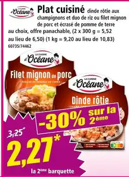 Norma La Cuisine d'Océane Plat cuisiné offre