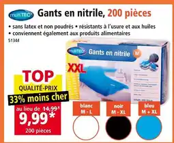 Norma multiTEC Gants en nitrile offre