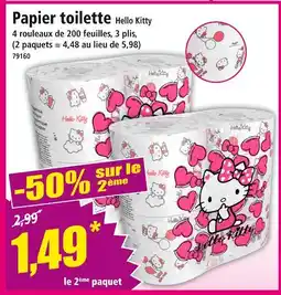 Norma HELLO KITTY Papier toilette offre
