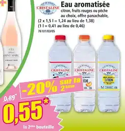 Norma CRISTALINE Eau aromatisée offre