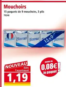 Norma FLOREX Mouchoirs offre