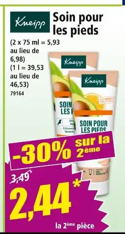 Norma KNEIPP Soin pour les pieds offre