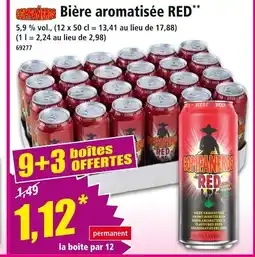 Norma COMPANEROS Bière aromatisée RED offre