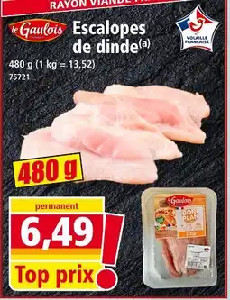 Norma LE GAULOIS Escalopes de dinde offre