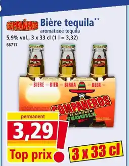 Norma COMPANEROS Bière tequila offre