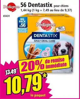 Norma Pedigree 56 Dentastix offre