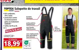 Norma TOPTEX PRO Salopette de travail homme offre
