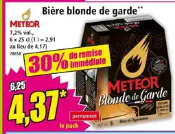 Norma METEOR Bière blonde de garde offre