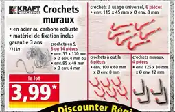 Norma KRAFT WERKZEUGE Crochets muraux offre