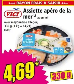 Norma VICI Assiette apéro de la mer offre