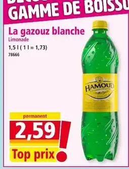 Norma Hamoud La gazouz blanche Limonade offre