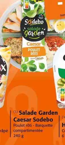 Colruyt SODEBO Salade Garden Caesar offre