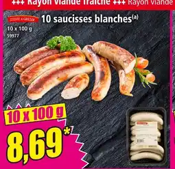 Norma Saucisses blanches offre