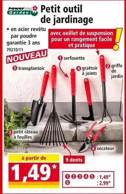 Norma Powertec Garden Petit outil de jardinage offre