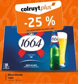 Colruyt 1664 Bière blonde offre
