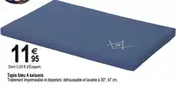 Tridôme Tapis bleu 4 saisons offre