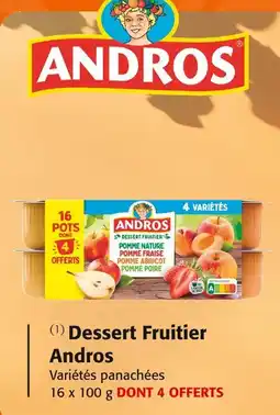 Colruyt ANDROS Dessert fruitier variétés panachées offre