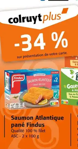 Colruyt FINDUS Saumon Atlantique pané offre