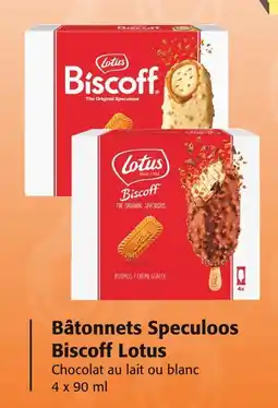 Colruyt LOTUS BĂątonnets speculoos biscoff offre
