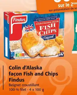Colruyt Findus Colin d'Alaska façon Fish and Chips offre