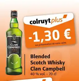 Colruyt Clan Campbell Blended Scotch Whisky offre