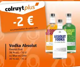 Colruyt ABSOLUT Vodka offre