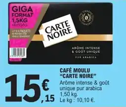 E.Leclerc Express Café moulu carte noire offre