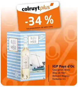 Colruyt BLEU DE MER Igp pays d'oc offre