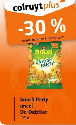 Colruyt DR.OETCKER Snack Party offre
