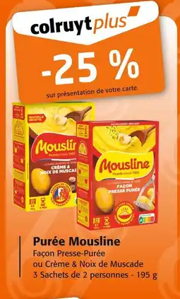 Colruyt MOUSLINE Purée offre
