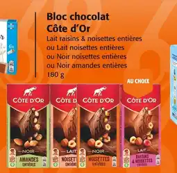 Colruyt CÔTE D'OR Bloc chocolat offre